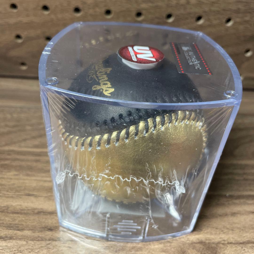 【未開封】MLB 開幕戦 東京シリーズ 公式球 会場限定 ゴールド ブラック
