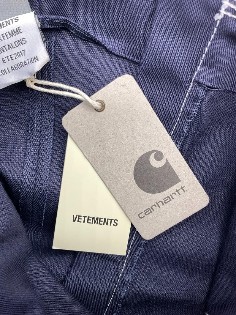 【未使用品】VETEMENTS × charhartt コラボ サロペット