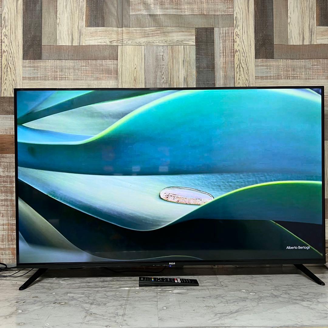 全国送料込❣️昨年購入RCA50型4KHDRチューナーレス、スマートテレビ