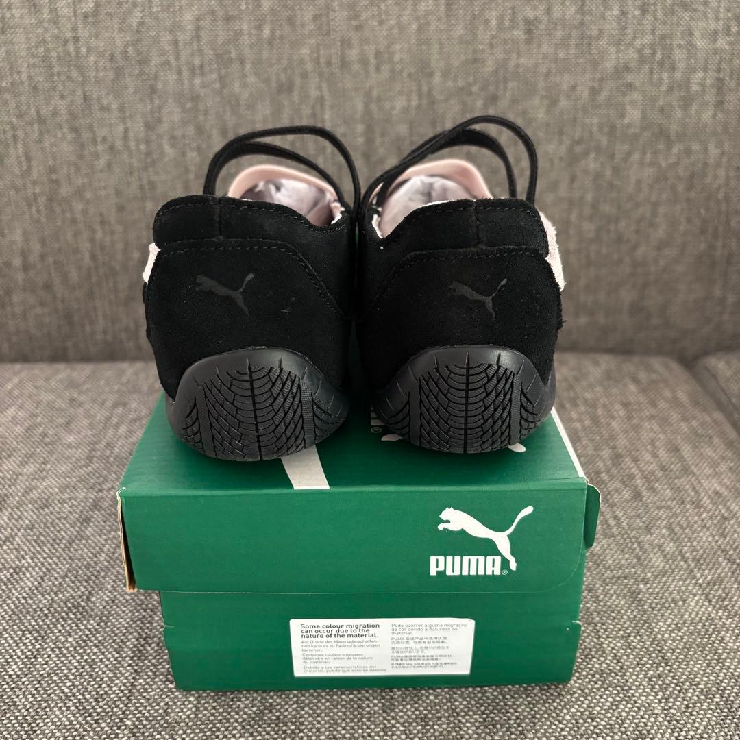 【新品】PUMA スピードキャットバレエ　ブラックピンク　24cm