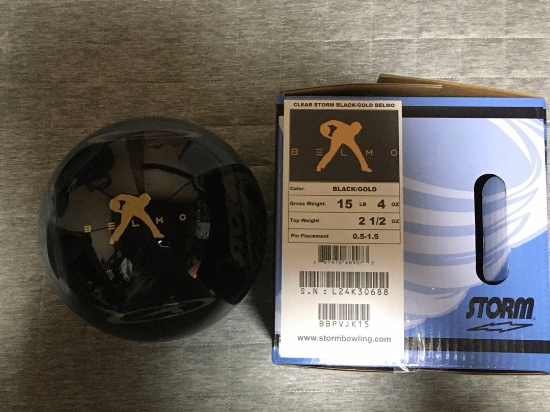 ストーム　クリアーストーム ブラックゴールドベルモ￼ 15ポンド4オンス