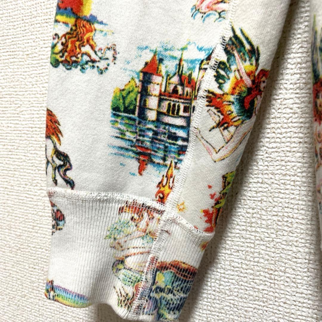 希少 90s ヒステリックグラマー 総柄 ジップアップ スゥェット マーメイド