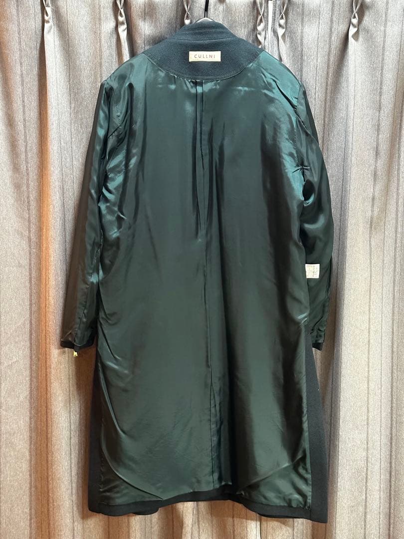 クルニ 18AW ライダース チェスターコート タイロッケンコート　ウール