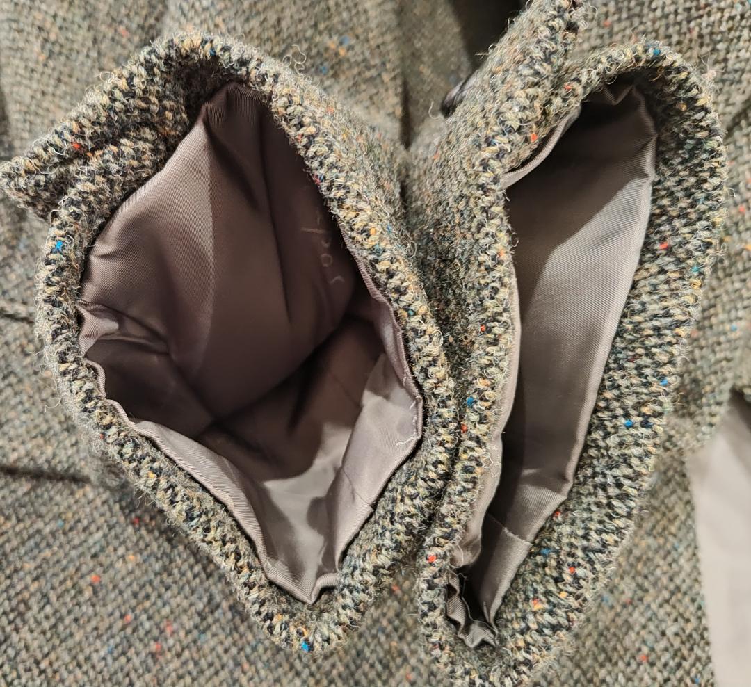 【ぽんちゃん】Papas × HARRIS TWEED ジャケット