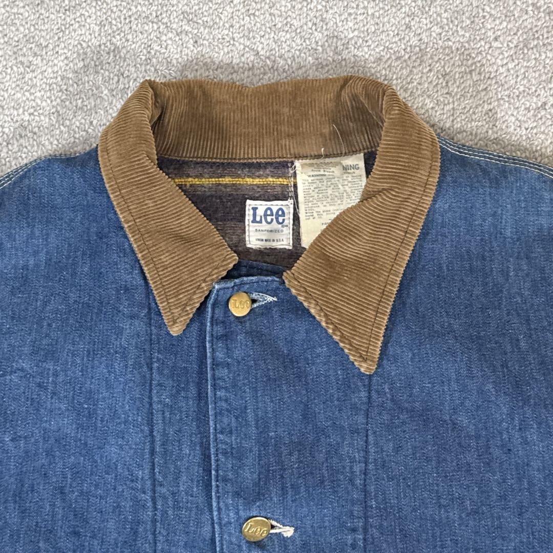 70s Lee 81-LJ ヴィンテージ デニムカバーオールブランケット 44R