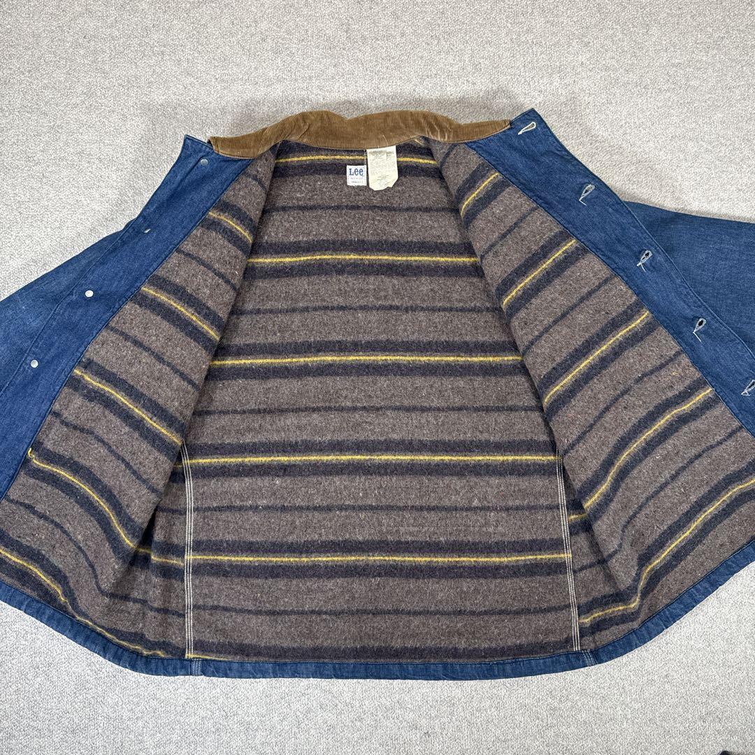 70s Lee 81-LJ ヴィンテージ デニムカバーオールブランケット 44R