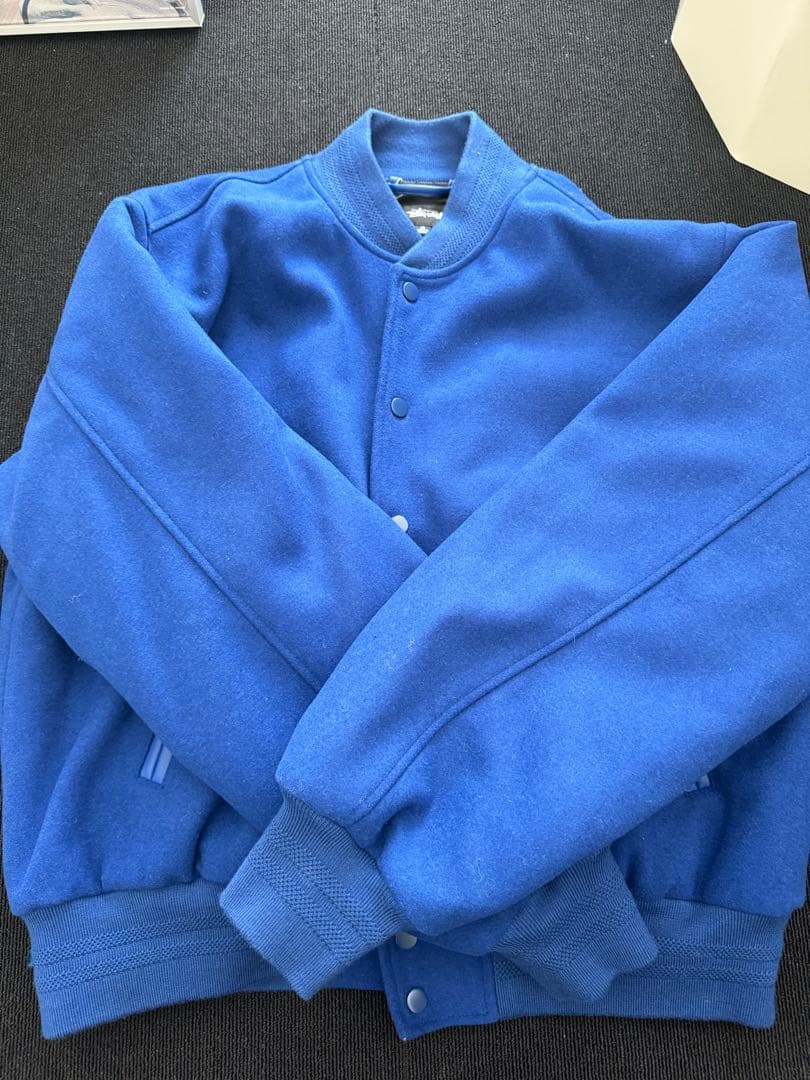 ジャケット・アウター Stussy SPORT MELTON VARSITY JACKET