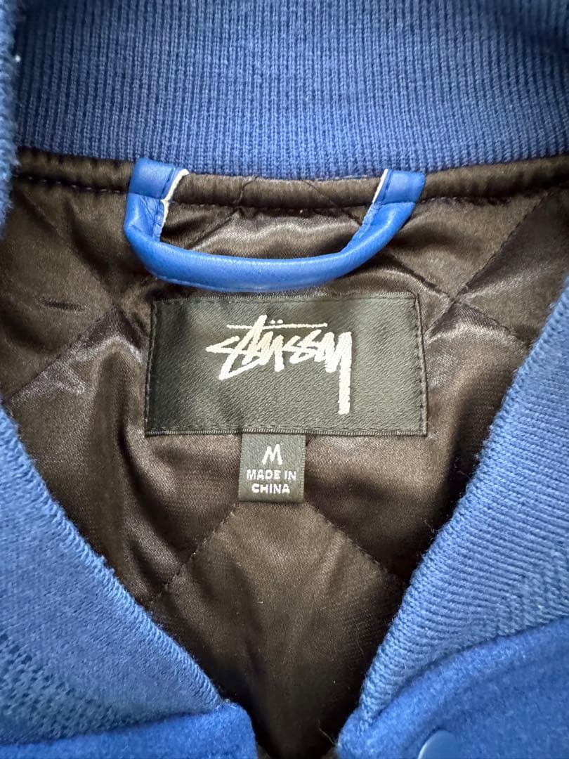 ジャケット・アウター Stussy SPORT MELTON VARSITY JACKET