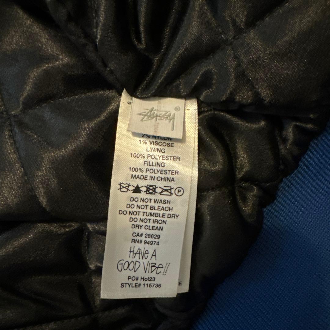 ジャケット・アウター Stussy SPORT MELTON VARSITY JACKET