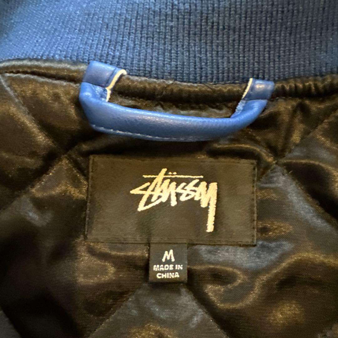 ジャケット・アウター Stussy SPORT MELTON VARSITY JACKET
