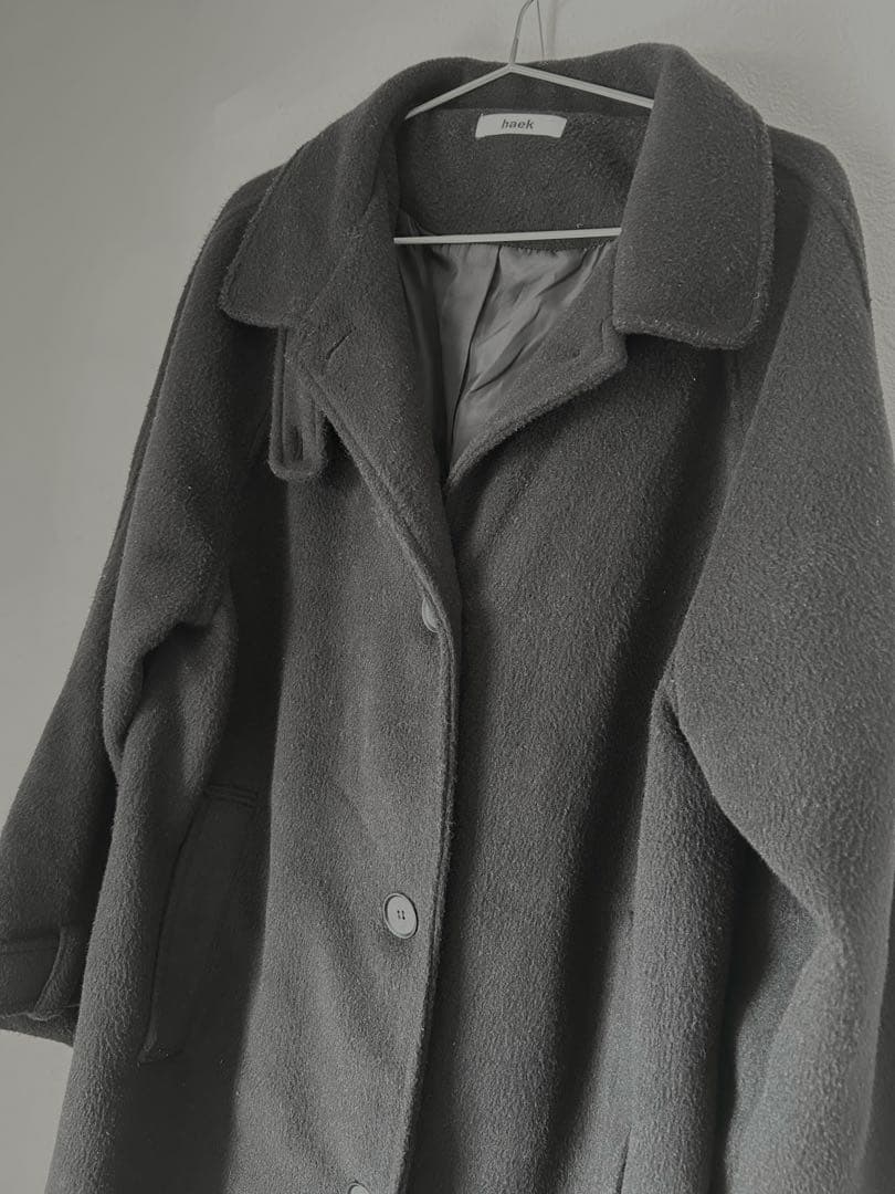 haek ロングコート ＆ マフラー セット
