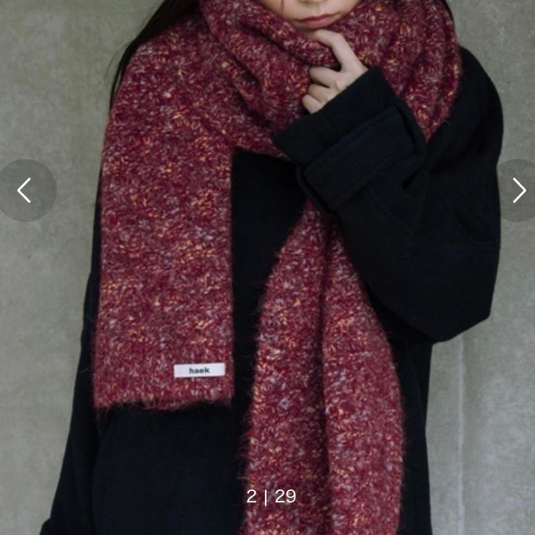 haek ロングコート ＆ マフラー セット