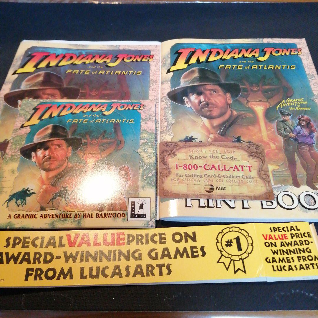 PCゲーム　INDIANA JONES/FATE of ATLANTIS