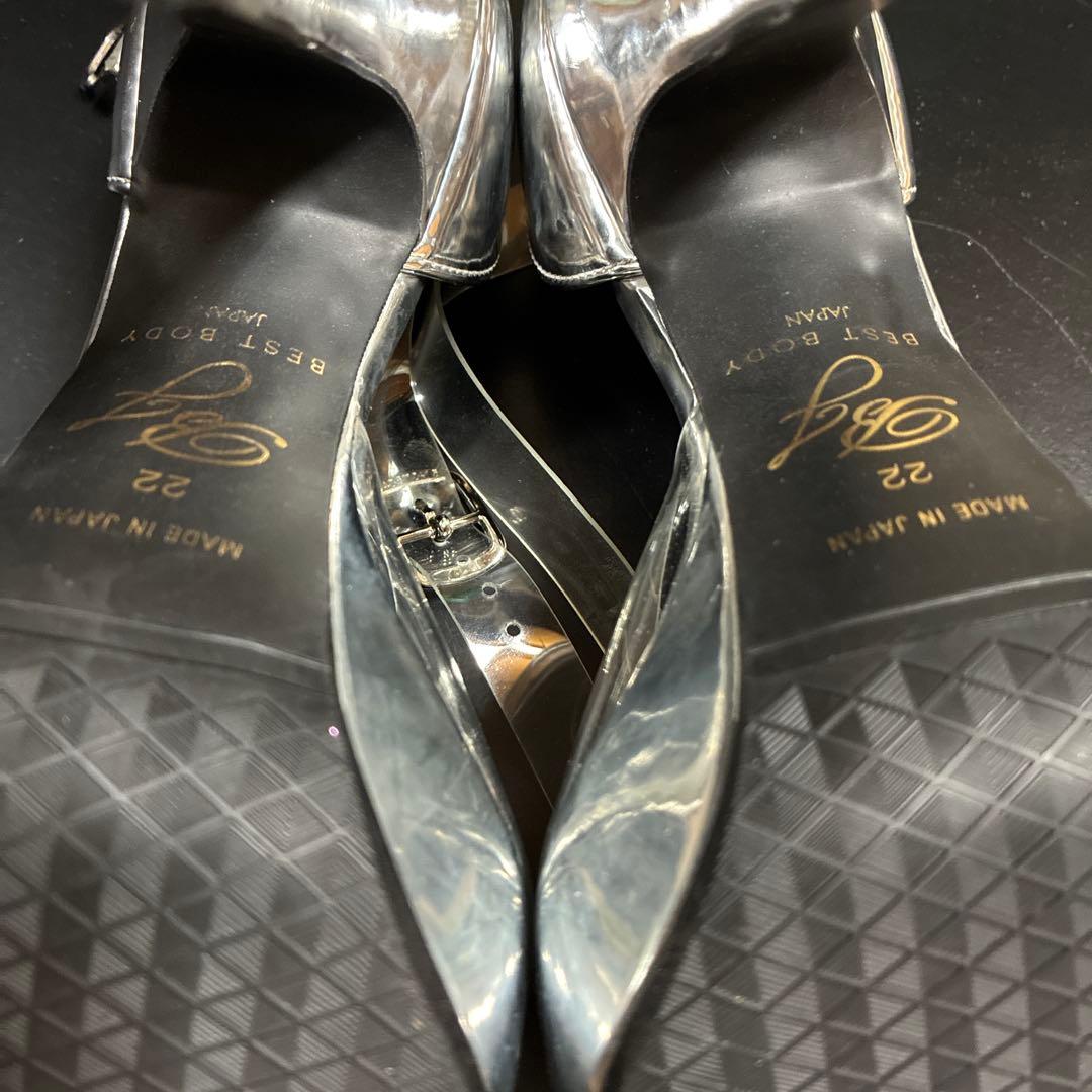 BEST BODY JAPAN 公式ヒール22cmシルバー