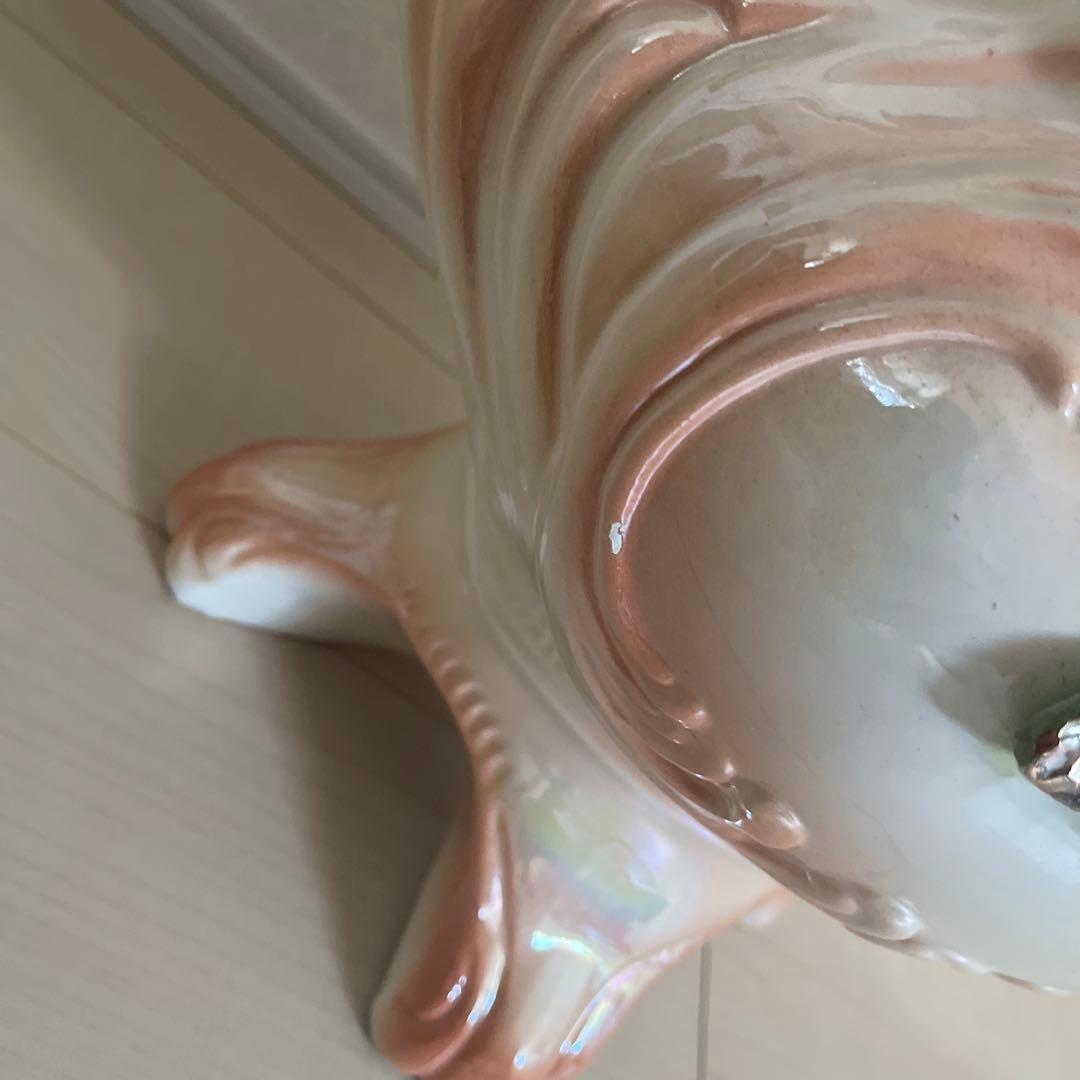 希少　高さ約70cm イタリア製 花瓶　陶器製　陶花　インテリア　置物