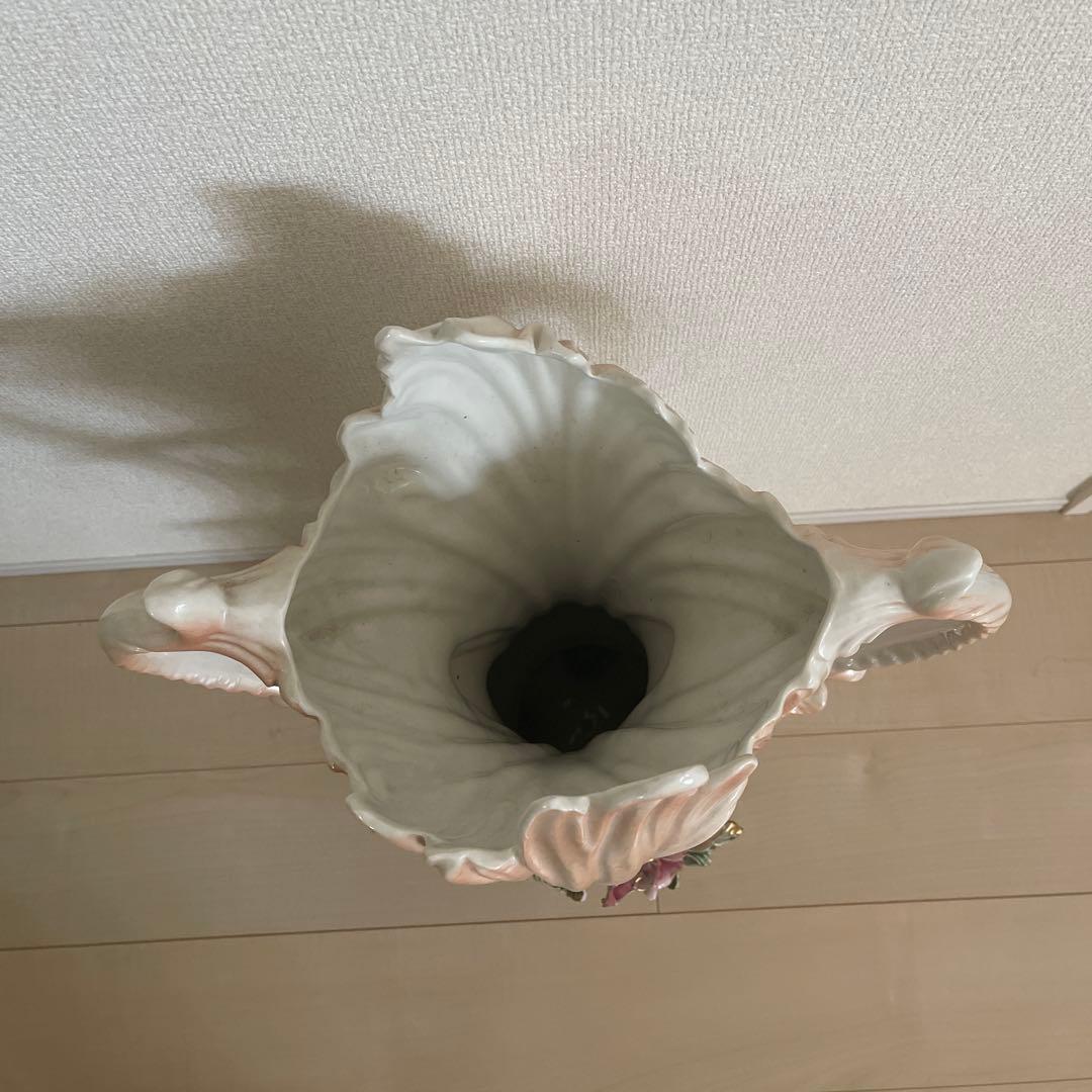 希少　高さ約70cm イタリア製 花瓶　陶器製　陶花　インテリア　置物