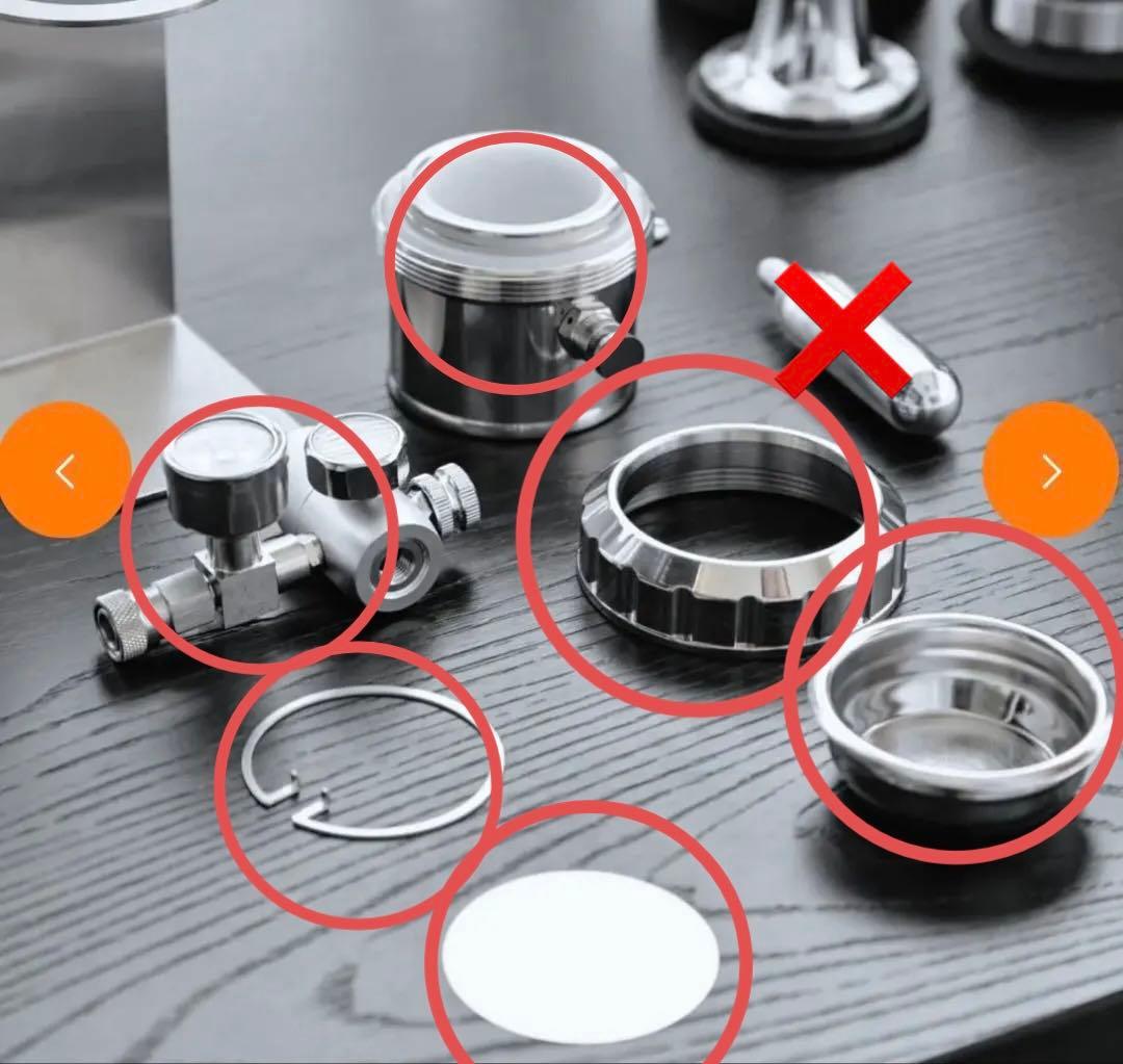 エスプレッソマシン ステンレス製