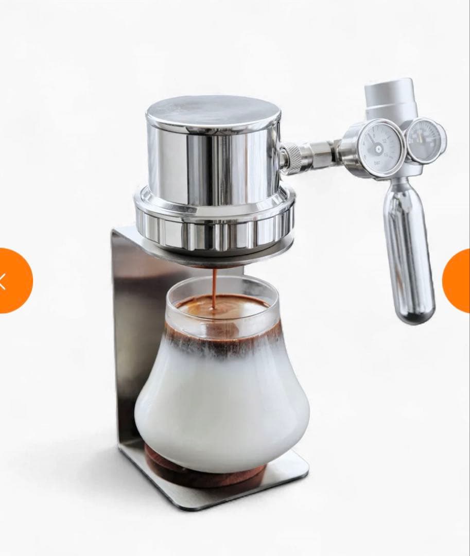 エスプレッソマシン ステンレス製