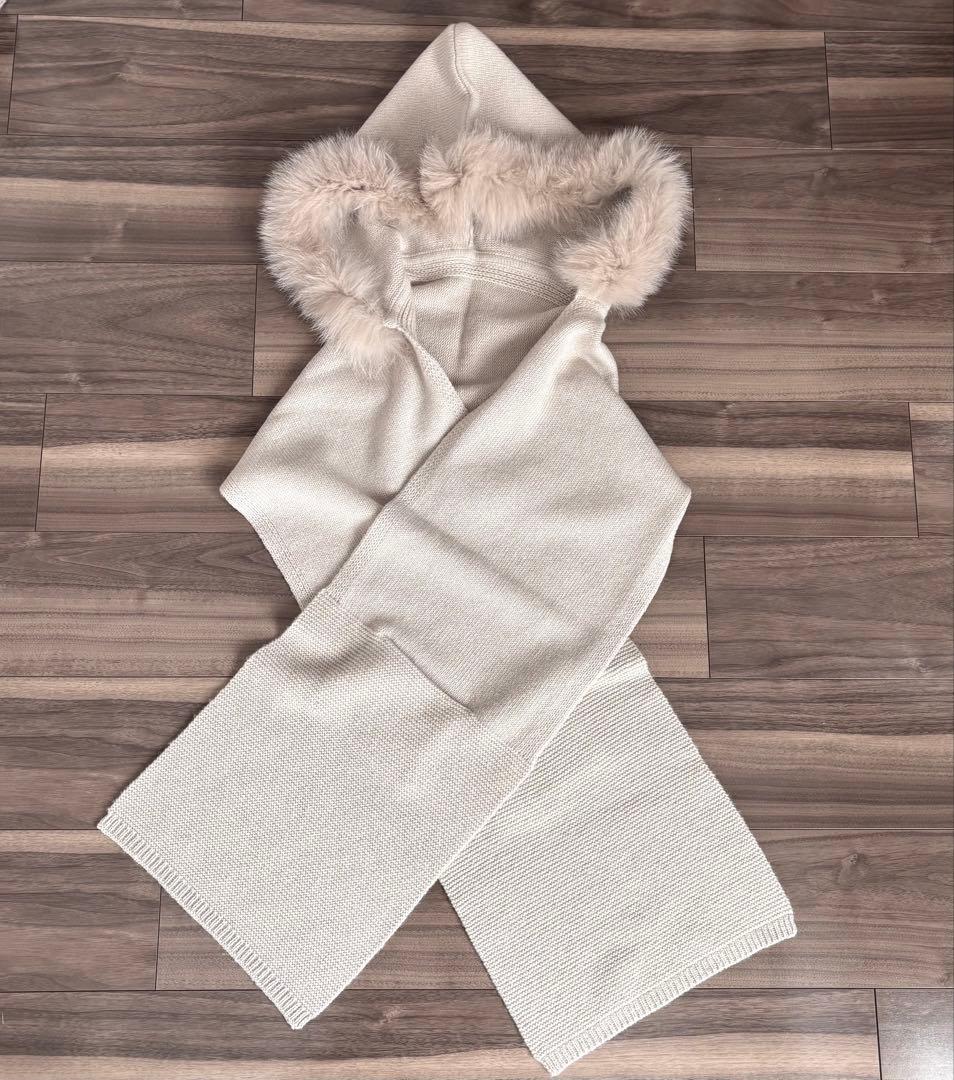 NOLLEY’S SOPHI フォックスファーストール バラクラバ マフラー