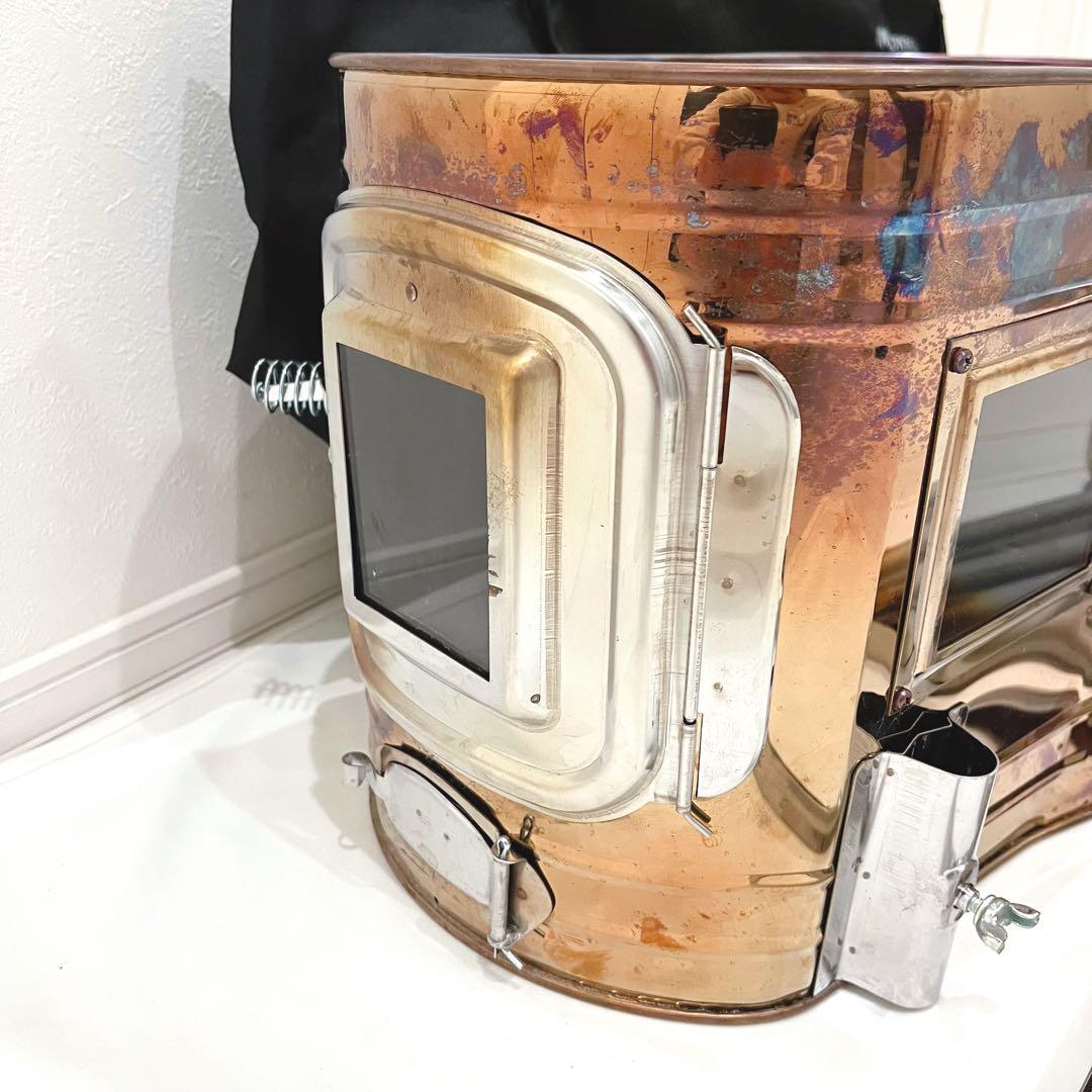 ホンマ製作所 薪ストーブ APSー48DX ステンレス 収納ケース付