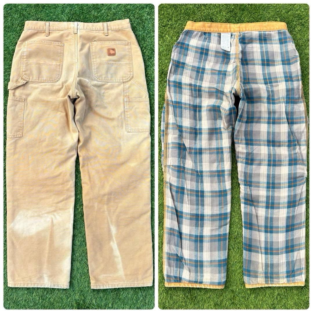 神サイズ 34×30 裏地付 カーハート ペインター パンツ B111 BRN