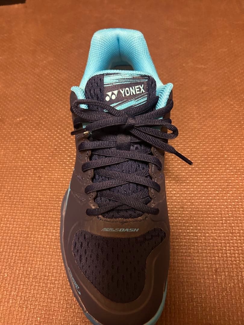 YONEX テニスシューズ ネイビー/アクア