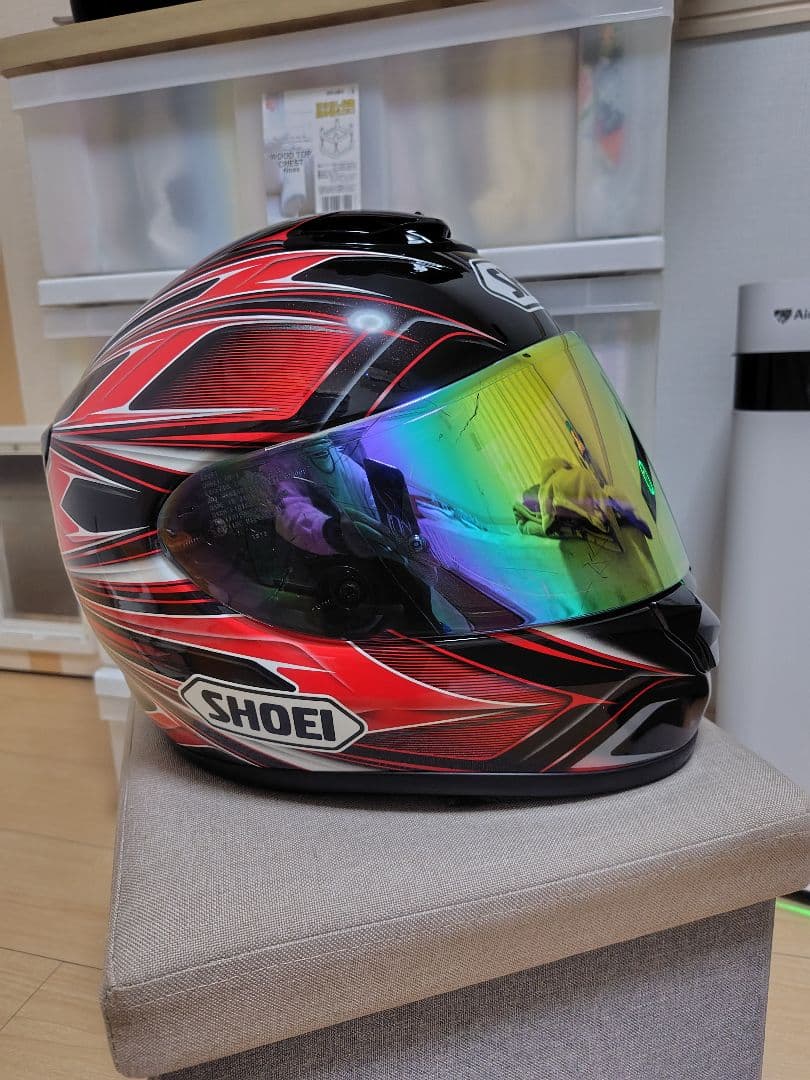 セキュリティ・セーフティ SHOEI QWEST DIVERGE TC-1 (RED/BLACK)