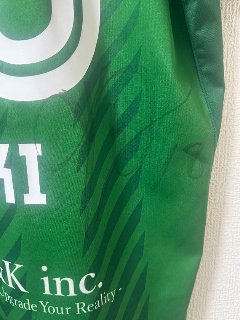 東京ヴェルディ　山田楓喜サイン入りユニフォーム