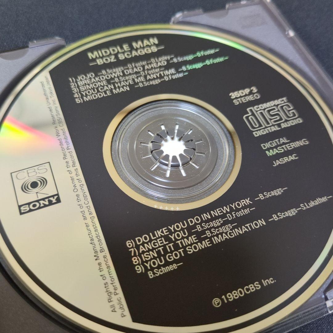 CD／ボズ・スキャッグス『ミドル・マン』【1980年作品】旧規格盤 35DP 3