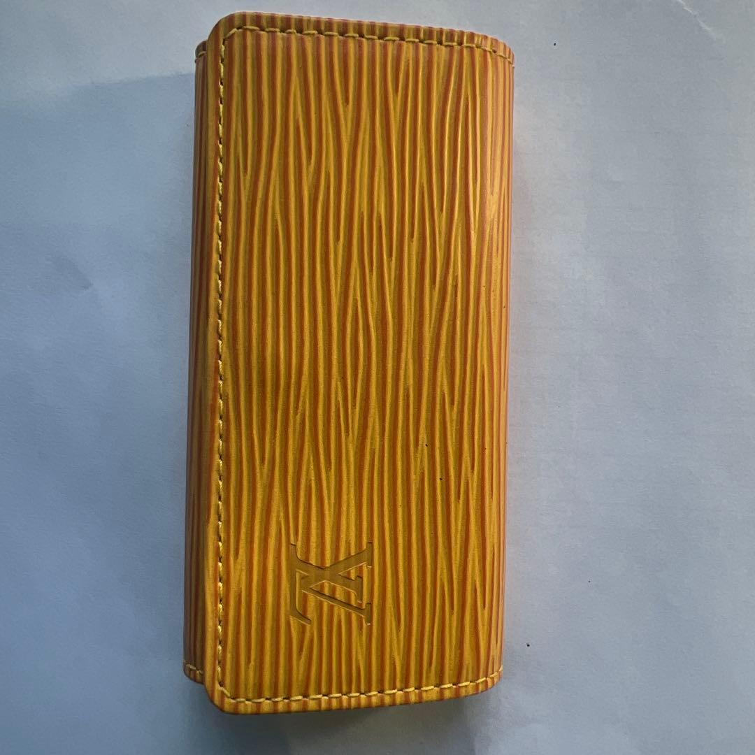 ルイヴィトン エピ キーケース 4連 イエロー×パープル