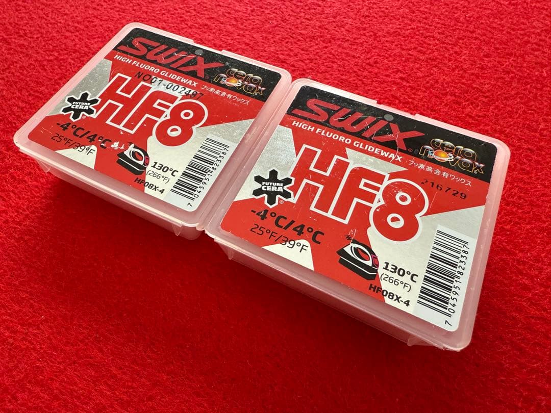 【新品ラスト1セット】SWIX HF8 スキーワックス 2個セット