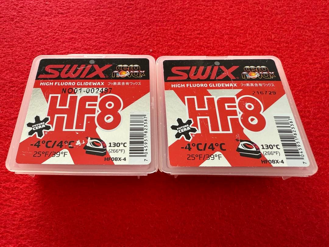 【新品ラスト1セット】SWIX HF8 スキーワックス 2個セット