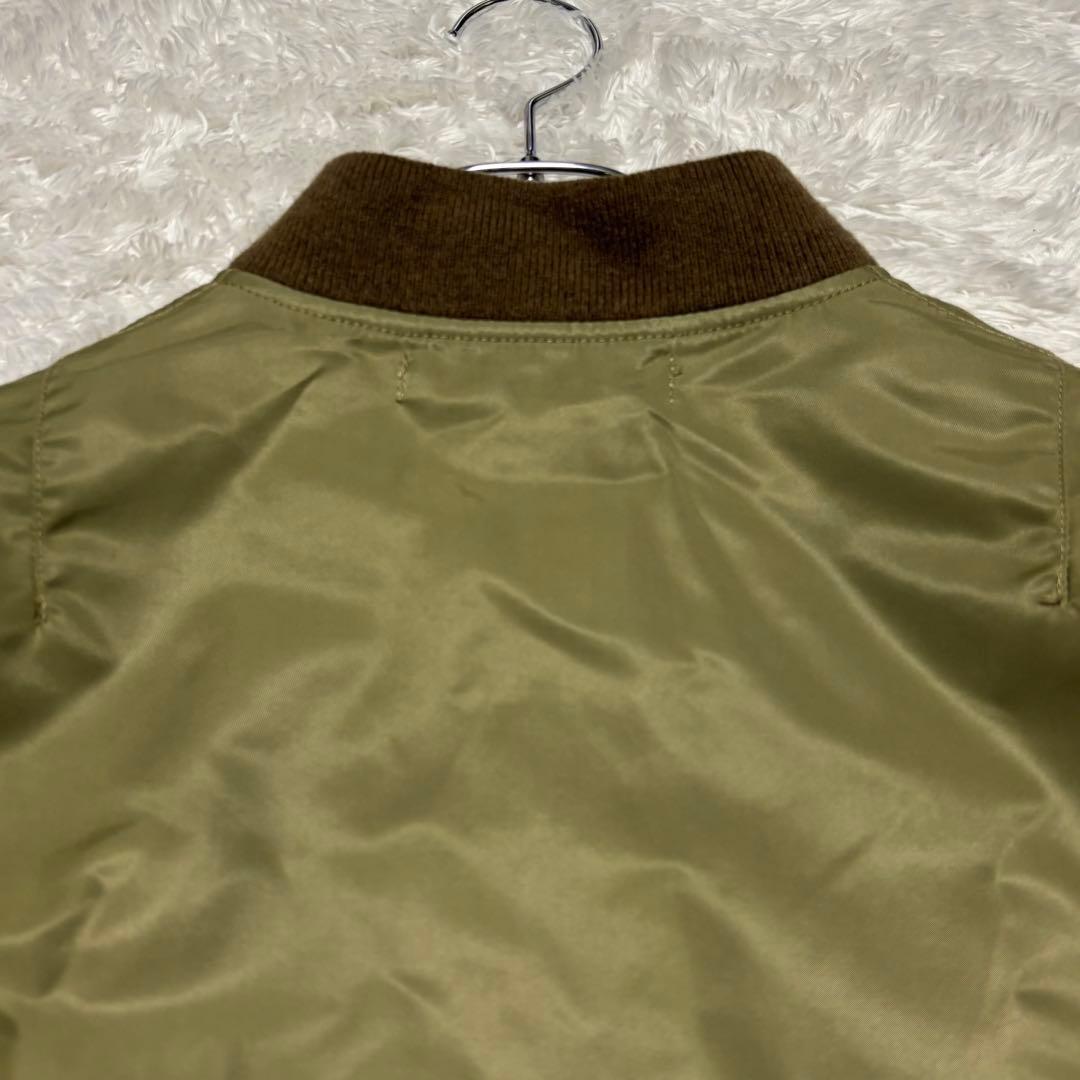 希少 EVISU YAMANE フライトジャケット カーキ MA-1 Mサイズ