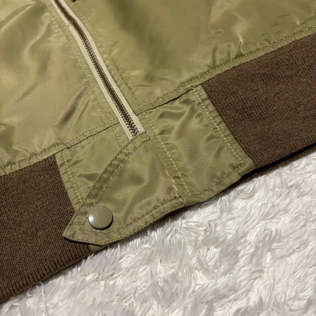 希少 EVISU YAMANE フライトジャケット カーキ MA-1 Mサイズ