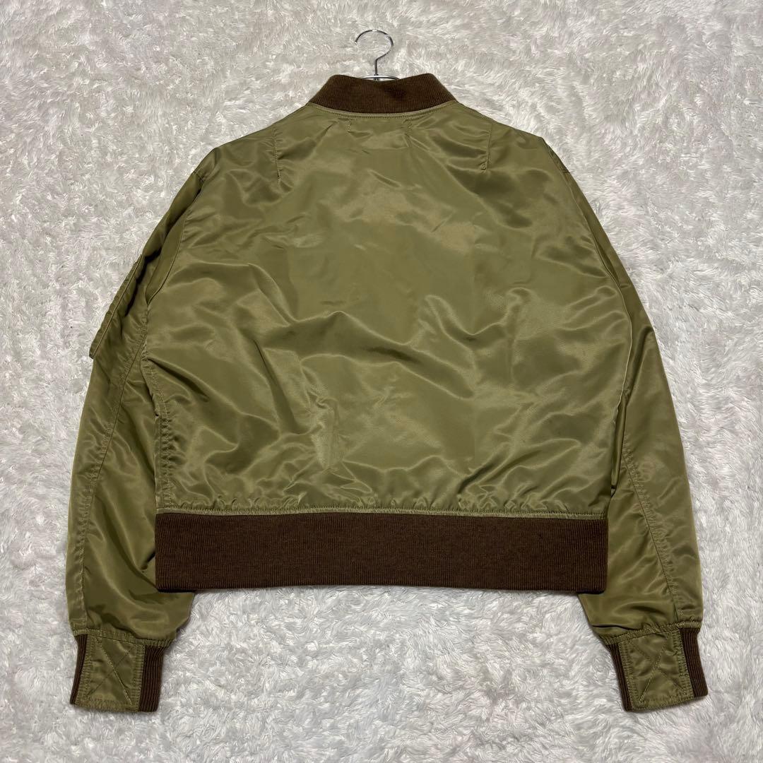 希少 EVISU YAMANE フライトジャケット カーキ MA-1 Mサイズ