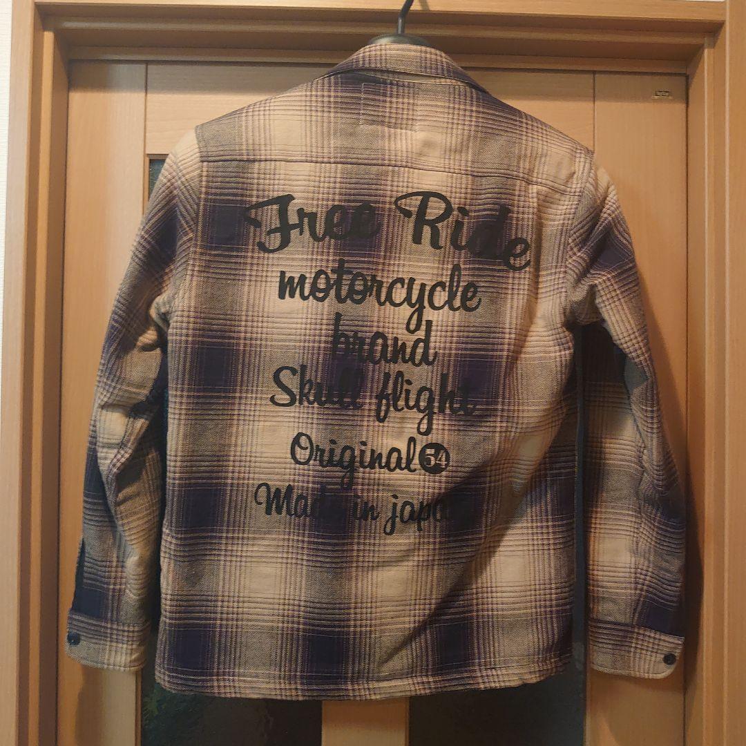 Skull Flight チェック柄ジャケット M