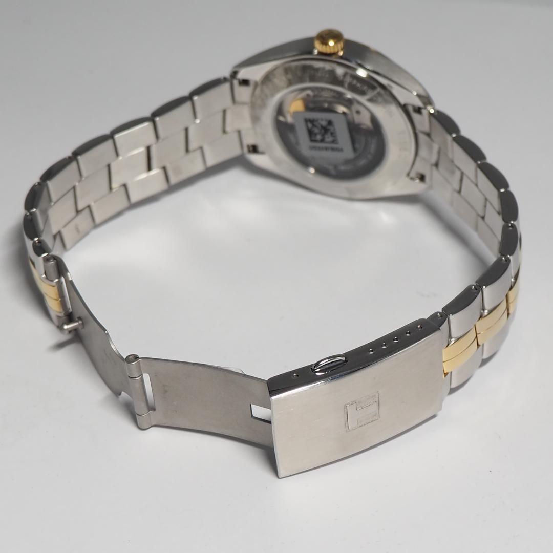 新同品 ティソ TISSOT 自動巻 裏スケ コンビ メンズ 腕時計 H417
