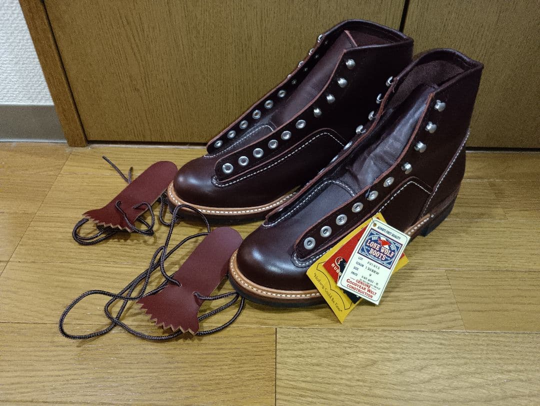 Lone Wolf Boots ワークブーツ ダークブラウン モンキーブーツ