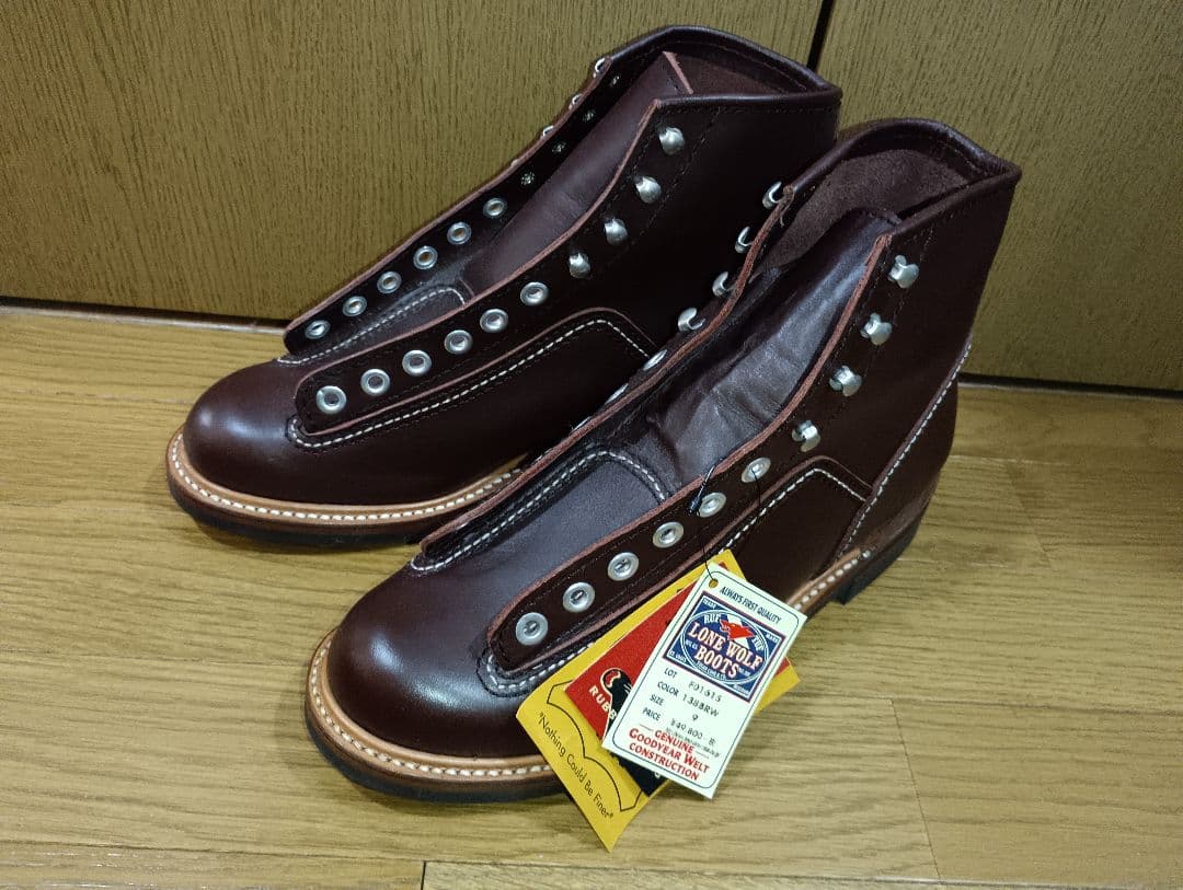 Lone Wolf Boots ワークブーツ ダークブラウン モンキーブーツ