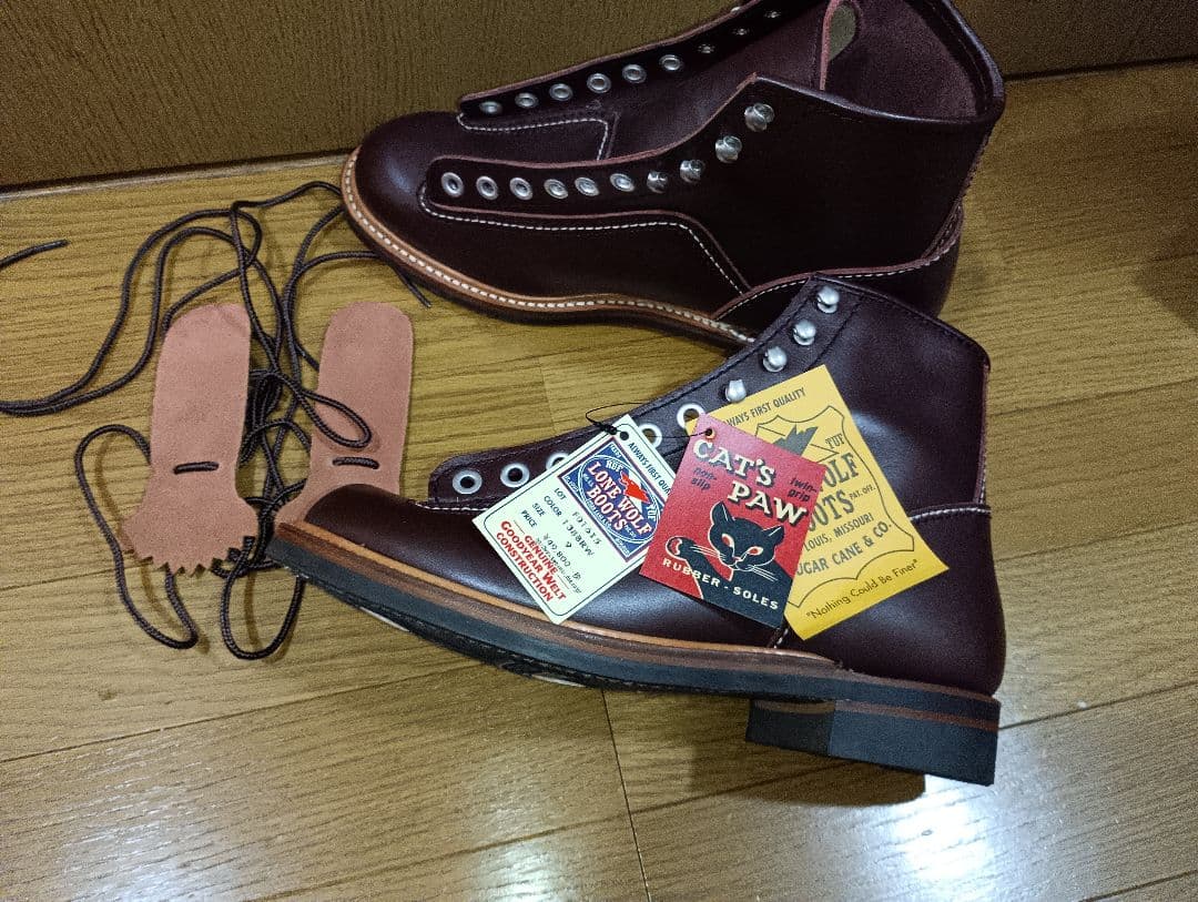 Lone Wolf Boots ワークブーツ ダークブラウン モンキーブーツ