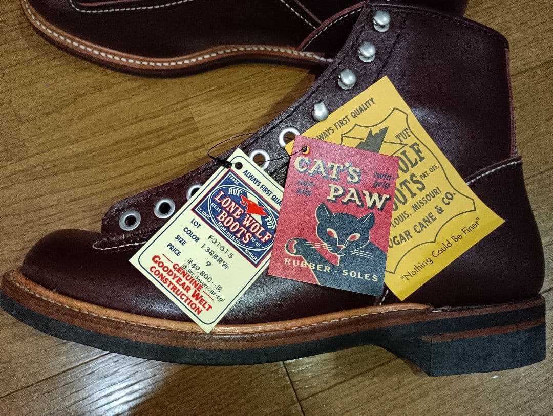 Lone Wolf Boots ワークブーツ ダークブラウン モンキーブーツ