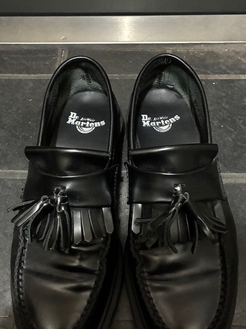 Dr.Martens ADRIAN タッセルローファー UK7 黒 26cm