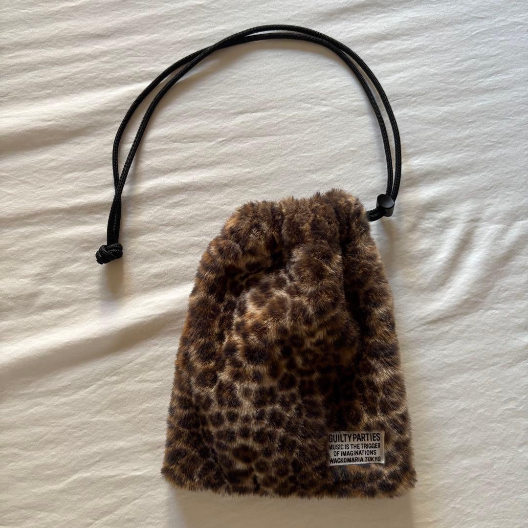 ワコマリア　WAKOMARIA 秋冬GUILTY PARTIES ヒョウ柄バッグ