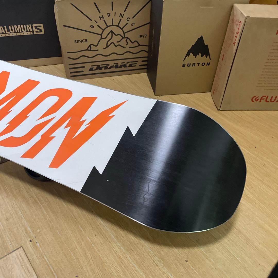 SALOMON×FLUX　サロモン　フラックスバインディング付スノーボードセット