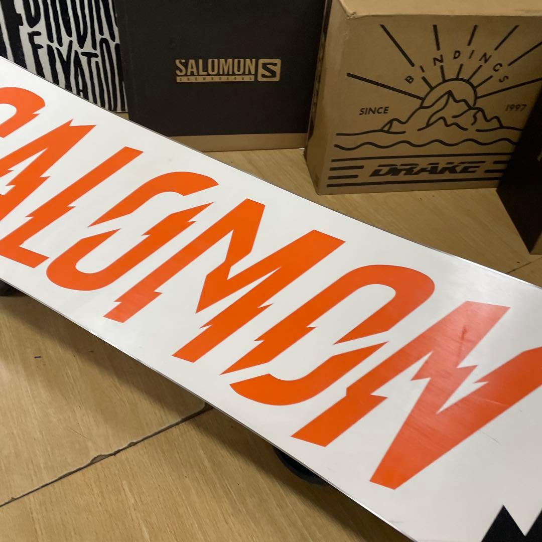 SALOMON×FLUX　サロモン　フラックスバインディング付スノーボードセット