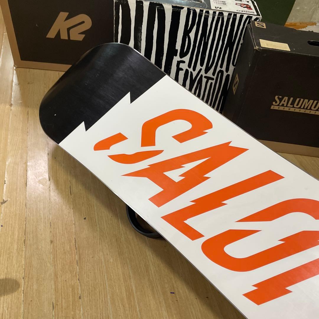 SALOMON×FLUX　サロモン　フラックスバインディング付スノーボードセット