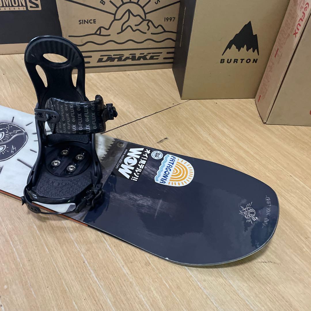 SALOMON×FLUX　サロモン　フラックスバインディング付スノーボードセット