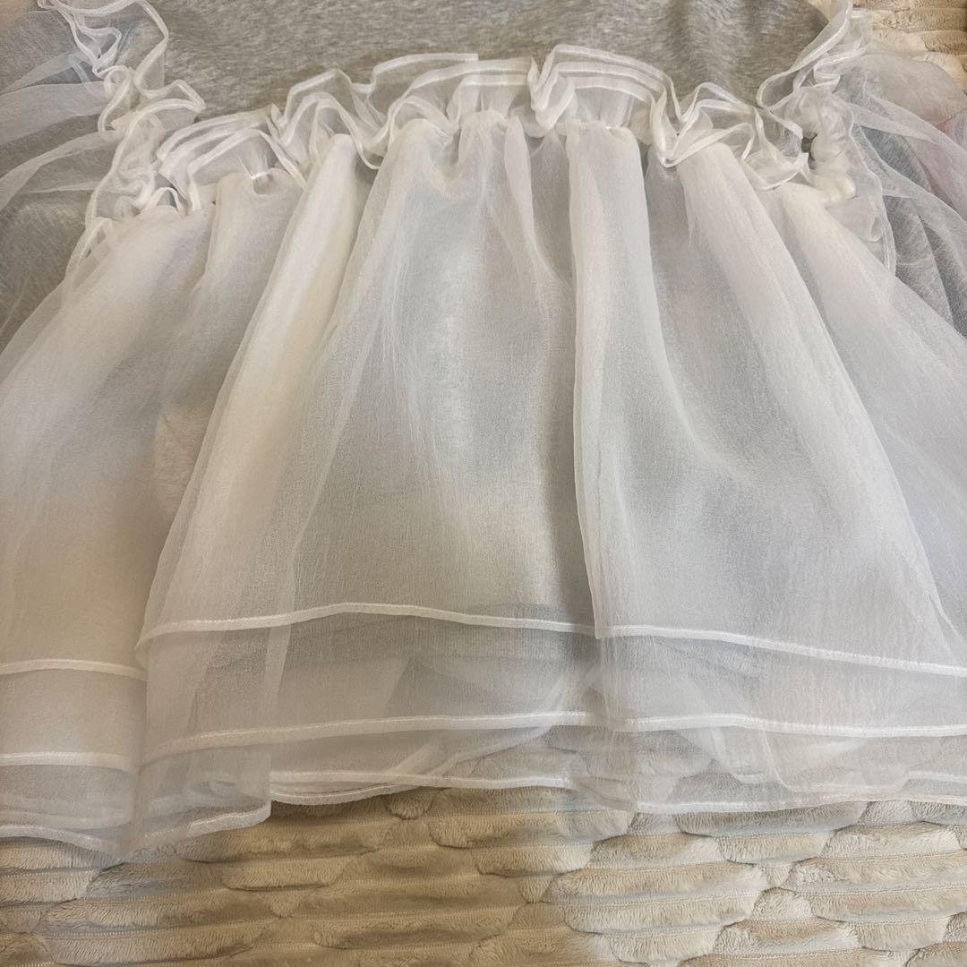 Bibiy ビビィANNA PUFF TOP フリルスウェット