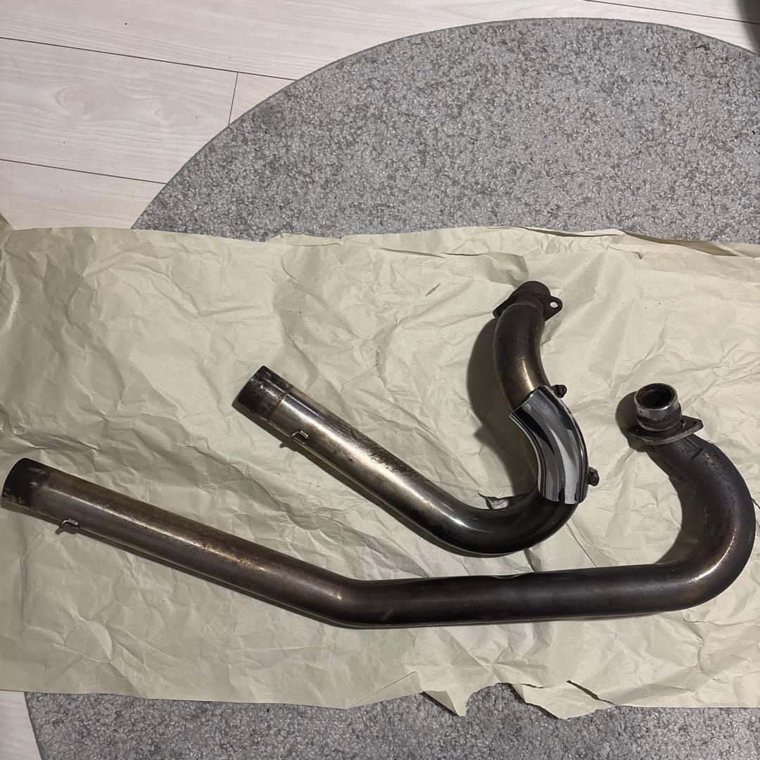 ドラスタ400 2in1スラッシュ　マフラー