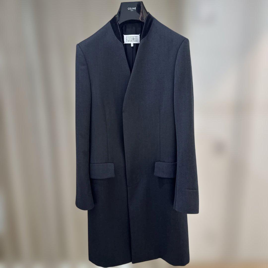 De　メゾンマルジェラ Maison Margiela ノーカラー コート
